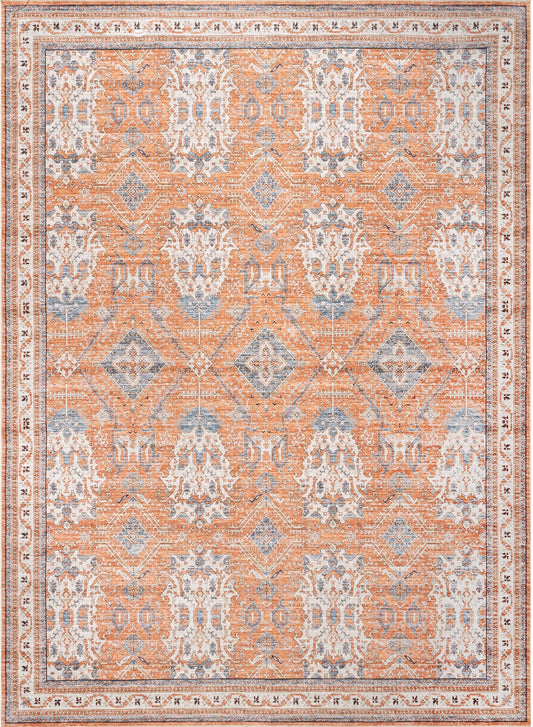 AreaRugs.com Wavaj Nwa1168A Rust Area Rug