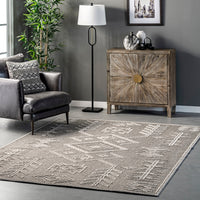 Nuloom Theresa Southwestern Nth2910B Gray Area Rug