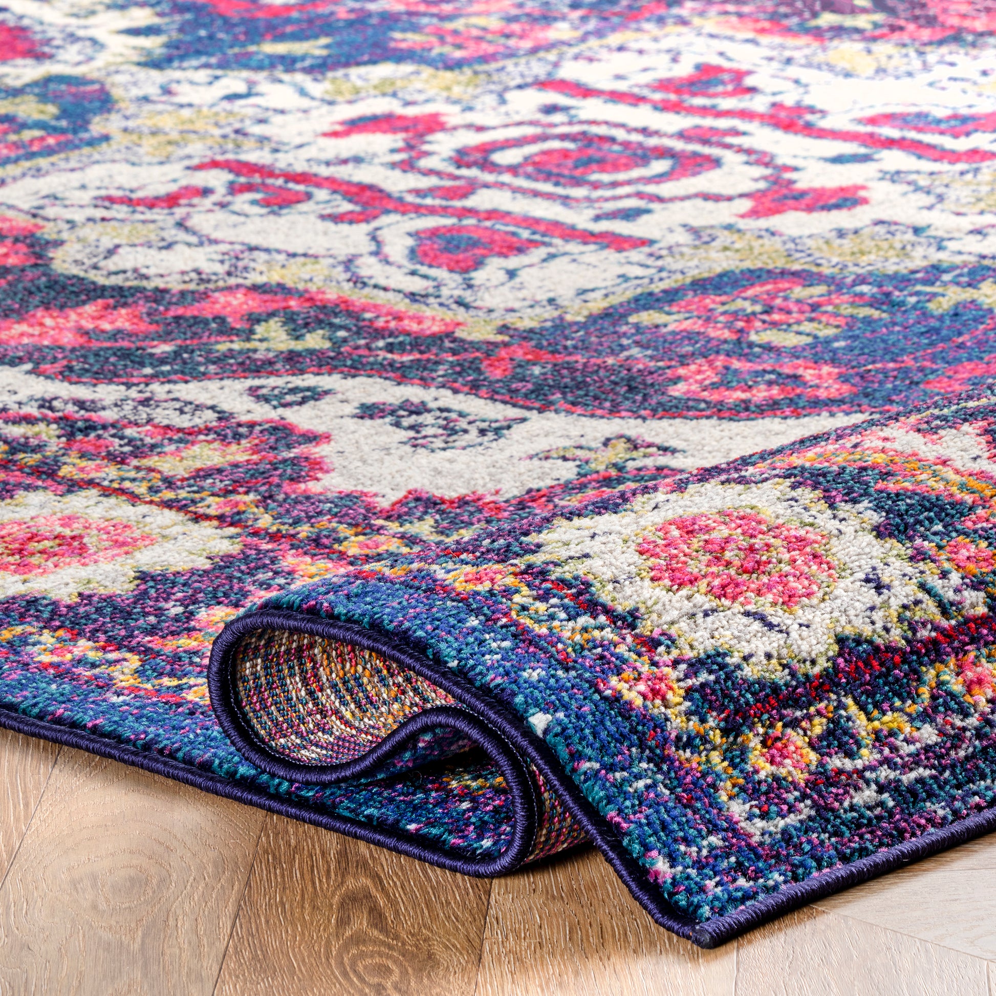 Nuloom Corbett Bohemian Nco2240D Purple Area Rug