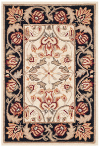 Safavieh Easy Care Ezc101A Ivory / Navy Area Rug