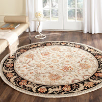 Safavieh Easy Care Ezc101A Ivory / Navy Area Rug