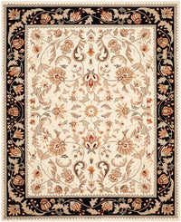 Safavieh Easy Care Ezc101A Ivory / Navy Area Rug