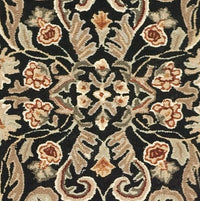 Safavieh Easy Care Ezc101B Black / Ivory Area Rug