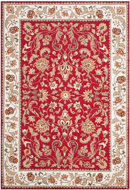 Safavieh Easy Care Ezc101C Red / Ivory Area Rug