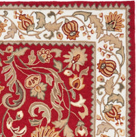 Safavieh Easy Care Ezc101C Red / Ivory Area Rug