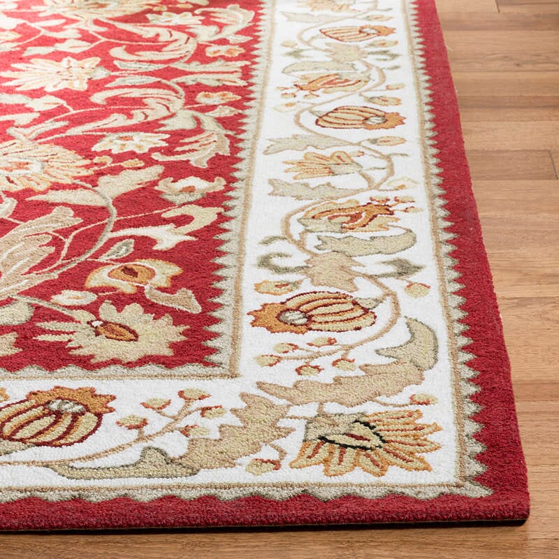 Safavieh Easy Care Ezc101C Red / Ivory Area Rug