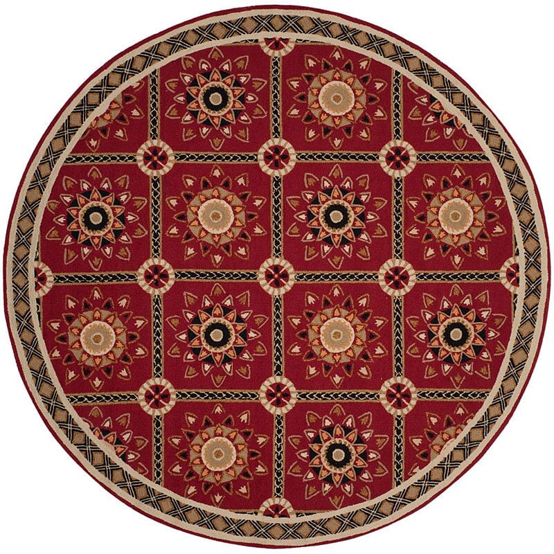 Safavieh Durarug Ezc711A Red / Natural Area Rug