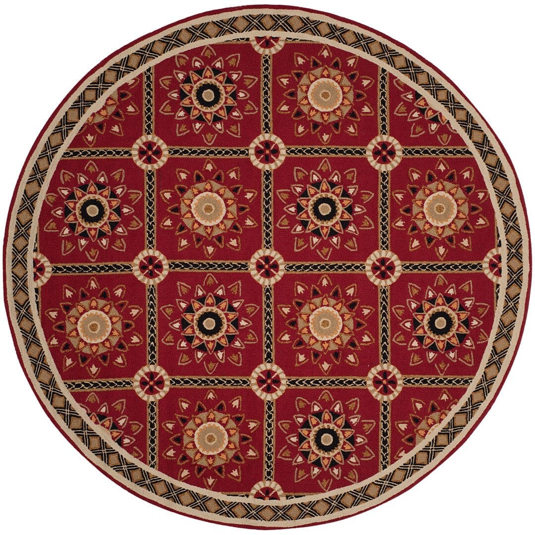 Safavieh Durarug Ezc711A Red / Natural Area Rug