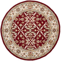 Safavieh Easy Care Ezc717A Red / Ivory Area Rug