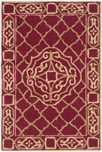 Safavieh Durarug Ezc729B Maroon / Gold Area Rug