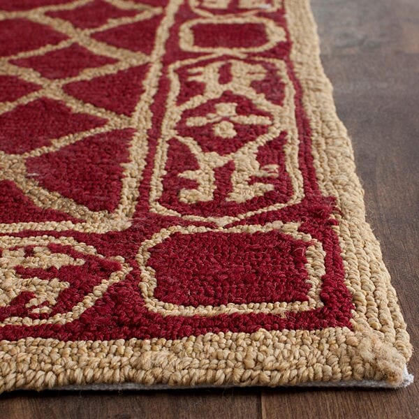 Safavieh Durarug Ezc729B Maroon / Gold Area Rug