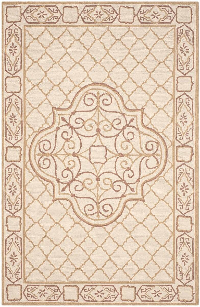 Safavieh Durarug Ezc729C Ivory / Gold Area Rug