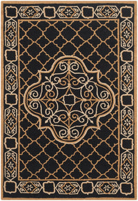 Safavieh Easy Care Ezc729D Black / Gold Area Rug