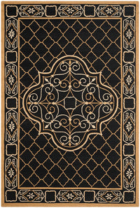 Safavieh Easy Care Ezc729D Black / Gold Area Rug