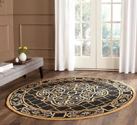 Safavieh Easy Care Ezc729D Black / Gold Area Rug