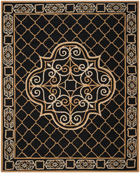 Safavieh Easy Care Ezc729D Black / Gold Area Rug