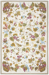 Safavieh Durarug Ezc731B White / Multi Floral / Country Area Rug