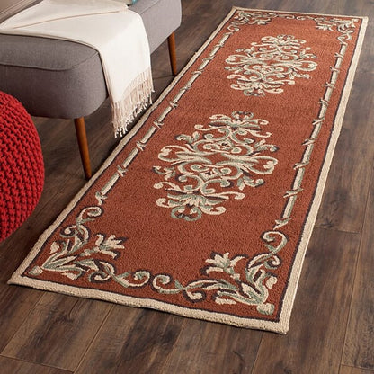 Safavieh Durarug Ezc735B Rust / Multi Area Rug