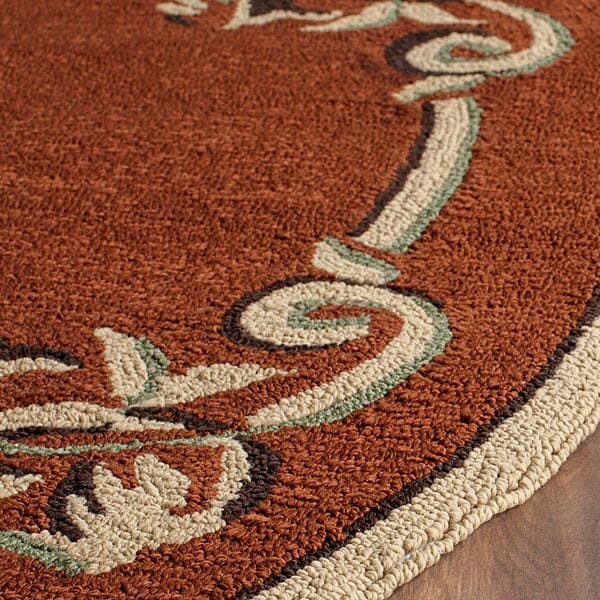 Safavieh Durarug Ezc735B Rust / Multi Area Rug