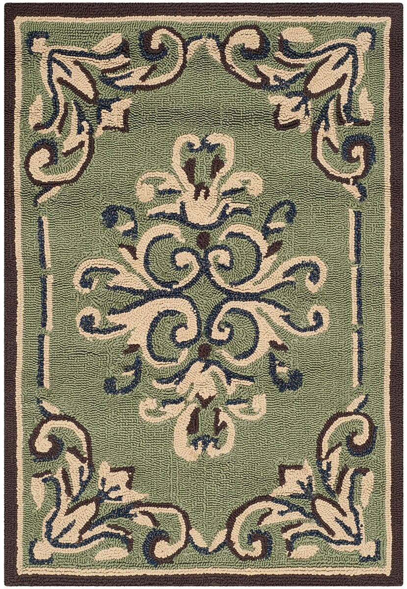 Safavieh Durarug Ezc735C Sage / Multi Area Rug