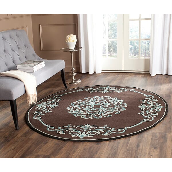 Safavieh Durarug Ezc735D Chocolate / Multi Area Rug