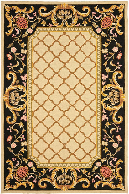 Safavieh Durarug Ezc753A Ivory / Black Area Rug