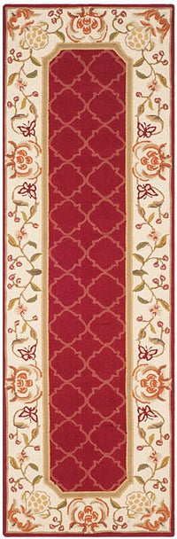 Safavieh Durarug Ezc753C Burgundy / Ivory Area Rug