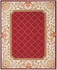 Safavieh Durarug Ezc753C Burgundy / Ivory Area Rug