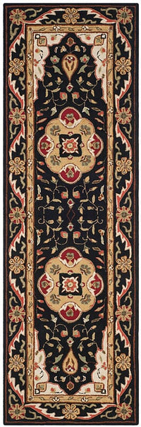 Safavieh Durarug Ezc757E Black / Creme Area Rug