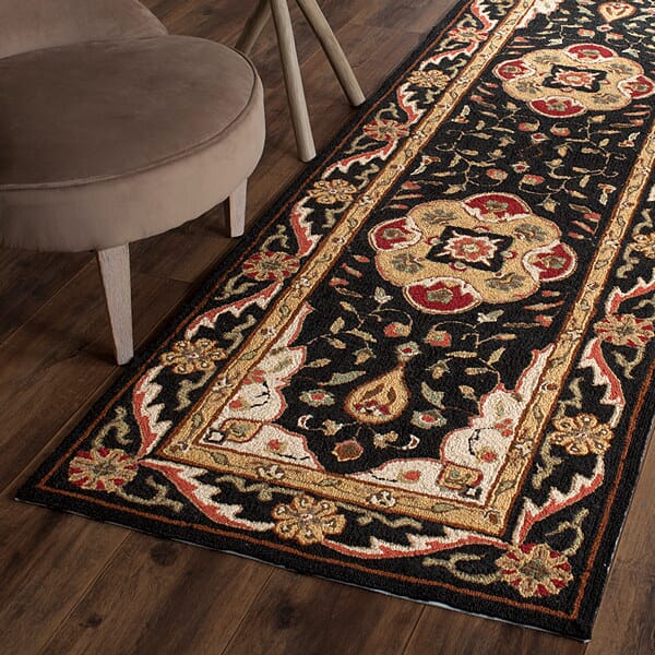 Safavieh Durarug Ezc757E Black / Creme Area Rug