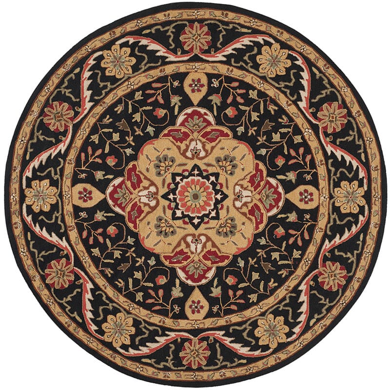 Safavieh Durarug Ezc757E Black / Creme Area Rug