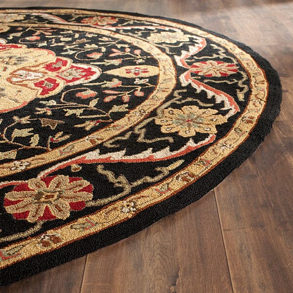 Safavieh Durarug Ezc757E Black / Creme Area Rug