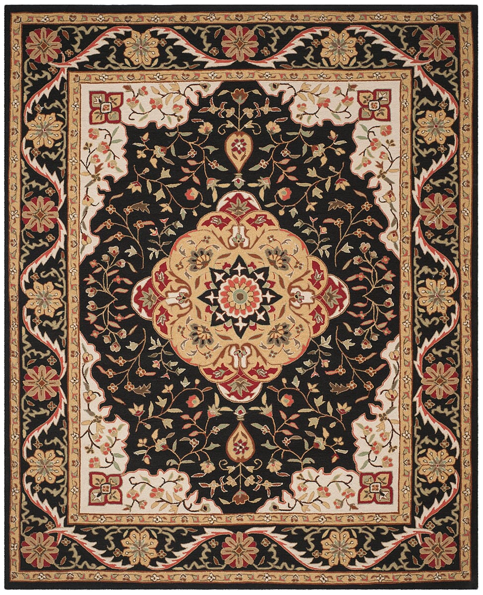 Safavieh Durarug Ezc757E Black / Creme Area Rug