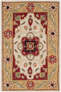 Safavieh Durarug Ezc757F Creme / Red Area Rug