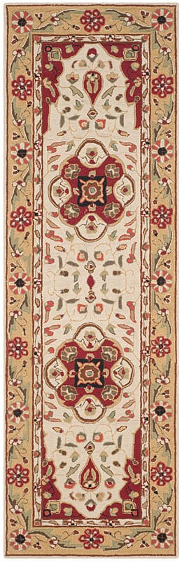 Safavieh Durarug Ezc757F Creme / Red Area Rug