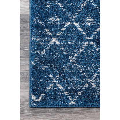 Nuloom Moroccan Blythe Nmo3123C Blue Area Rug