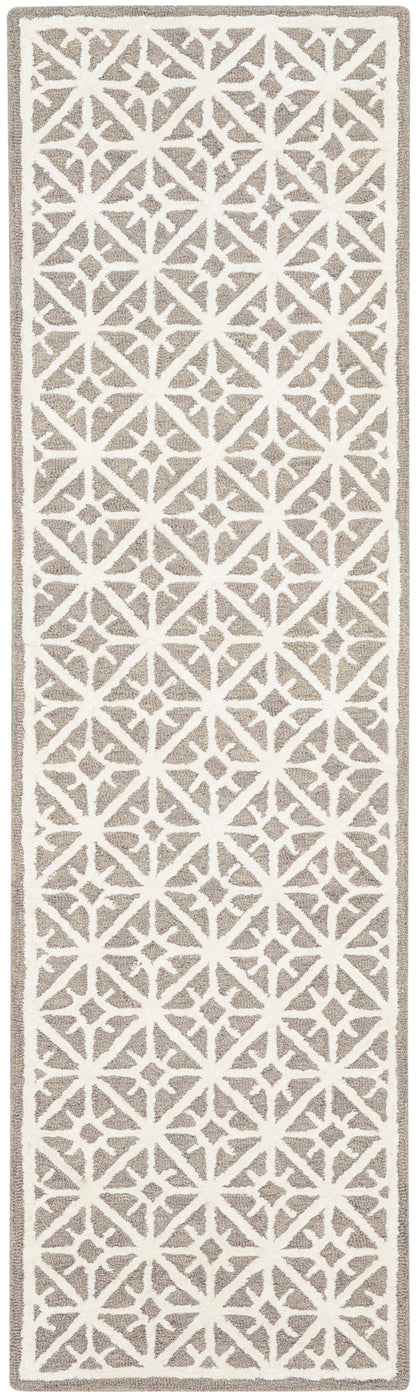 Nourison Nicole Curtis Series 2 Sr201 Grey Area Rug