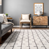 AreaRugs.com Wavaj Nwa1294A Ivory Area Rug