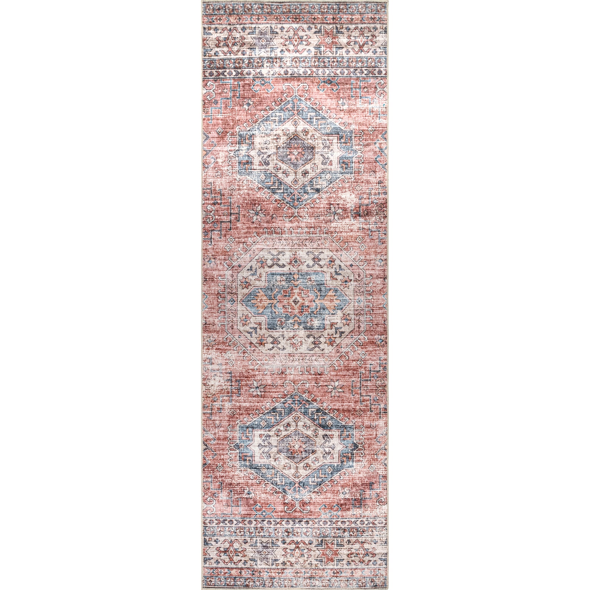 AreaRugs.com Wavaj Nwa1073A Peach Area Rug