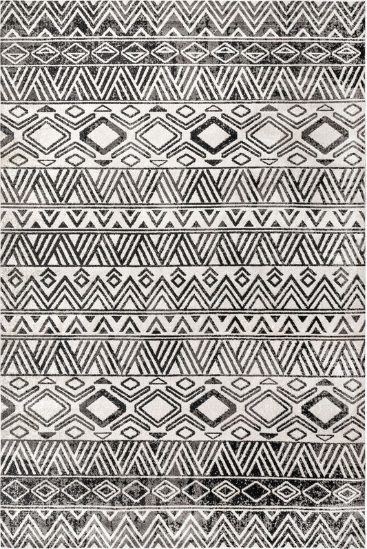 AreaRugs.com Wavaj Nwa1274B Gray Area Rug