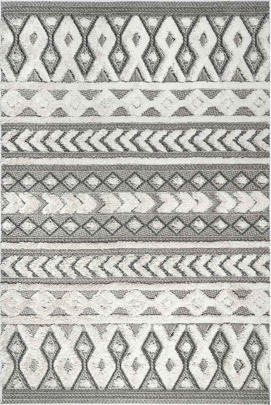 Nuloom Rebecca Textured Nre3003B Gray Area Rug