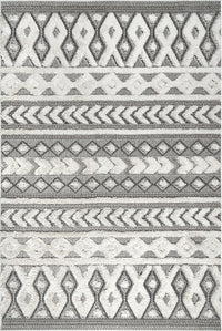 Nuloom Rebecca Textured Nre3003B Gray Area Rug