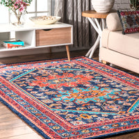 Nuloom Yesenia Persian Nye2589A Blue Area Rug