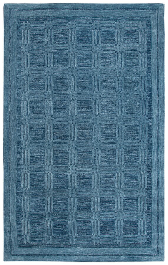 Rizzy Fifth Avenue Fa140B Blue Geometric Area Rug