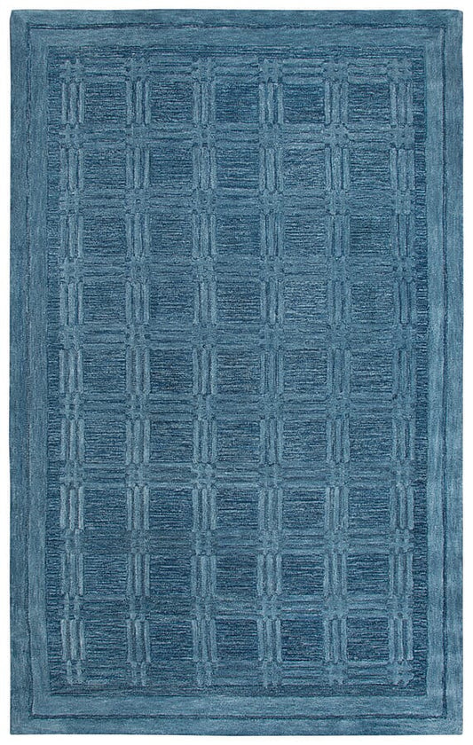 Rizzy Fifth Avenue Fa140B Blue Geometric Area Rug