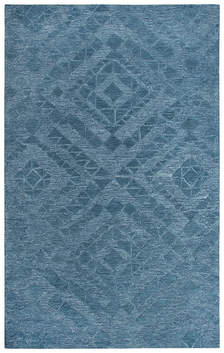 Rizzy Fifth Avenue Fa168B Blue Geometric Area Rug