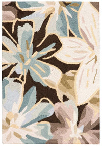 Nourison Fantasy Fa16 Chocolate Floral / Country Area Rug