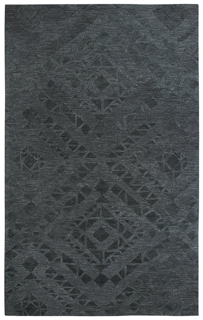 Rizzy Fifth Avenue Fa170B Dk. Grey Geometric Area Rug