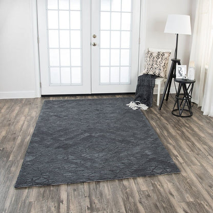 Rizzy Fifth Avenue Fa170B Dk. Grey Geometric Area Rug