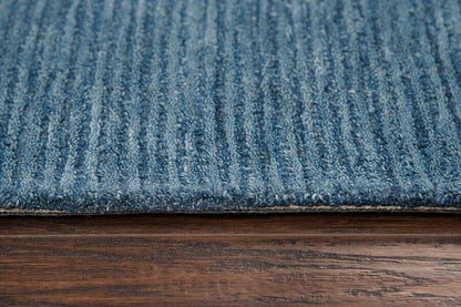 Rizzy Fifth Avenue Fa173B Blue Solid Color Area Rug